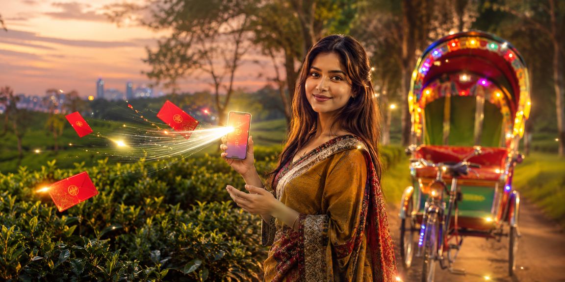 ঢাকায় 78bd বোনাস রেড এনভেলপ অফার চা বাগান প্রেক্ষাপটে